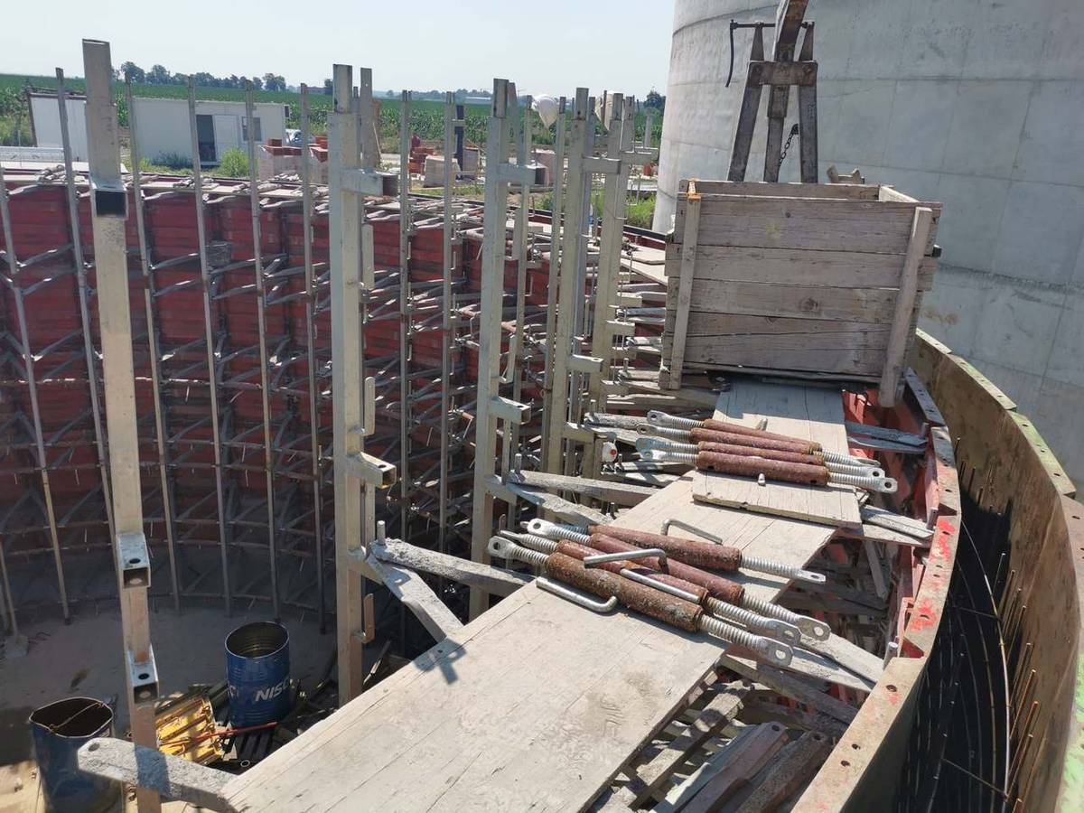 Oplata i AB zidovi spremnika – Bioplinsko postrojenje SM Energy