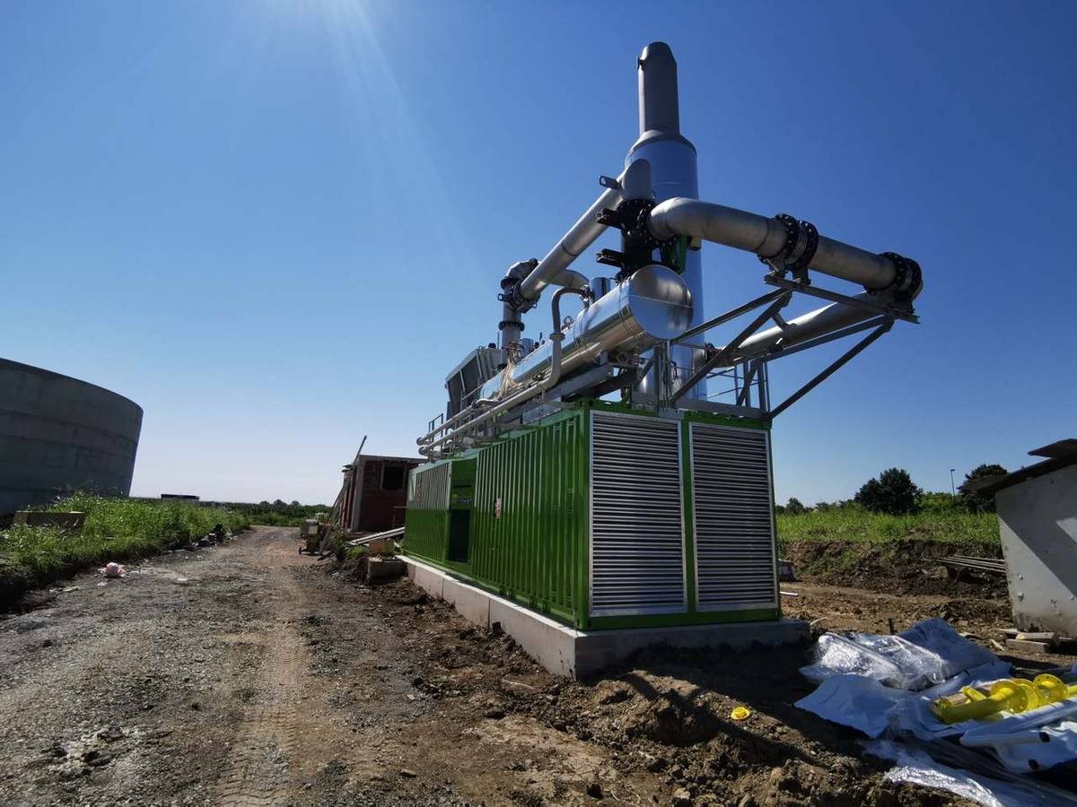 Vanjski tehnološki sklop u izvedbi – Bioplinsko postrojenje SM Energy