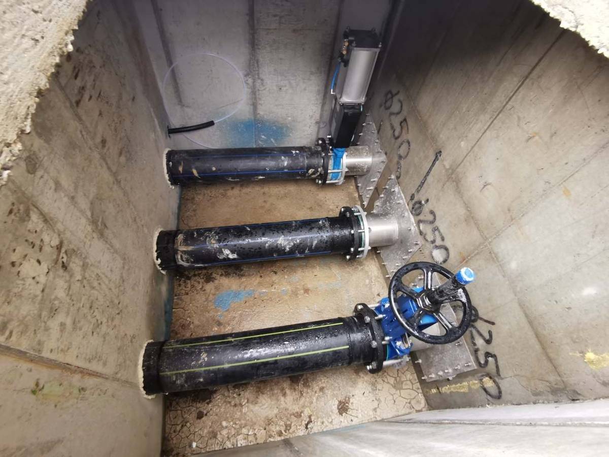 Cjevovodi i ventili u šahtu – Bioplinsko postrojenje SM Energy