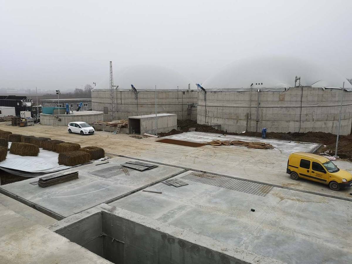 Završni plato i spremnici – Bioplinsko postrojenje SM Energy