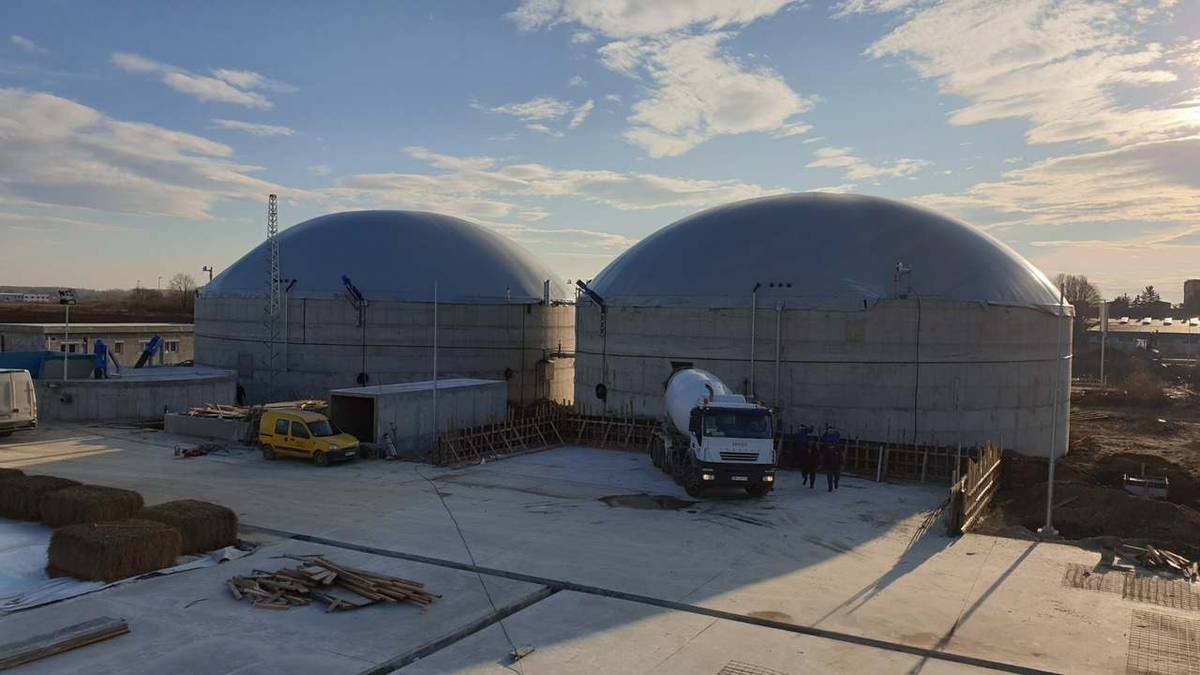 Spremnici s membranama – Bioplinsko postrojenje SM Energy