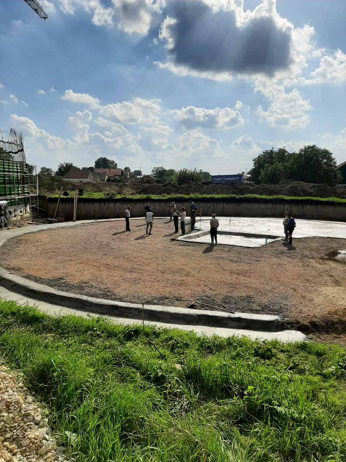 Priprema podloge kružnog spremnika – BPS Alter Biogas I