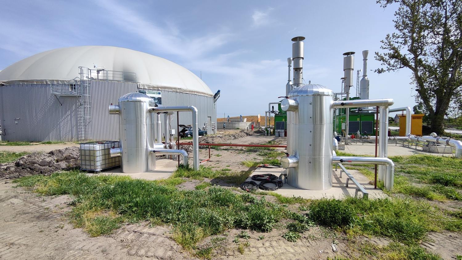 Pogled na vanjsku strojarsku opremu – BPS Alter Biogas I