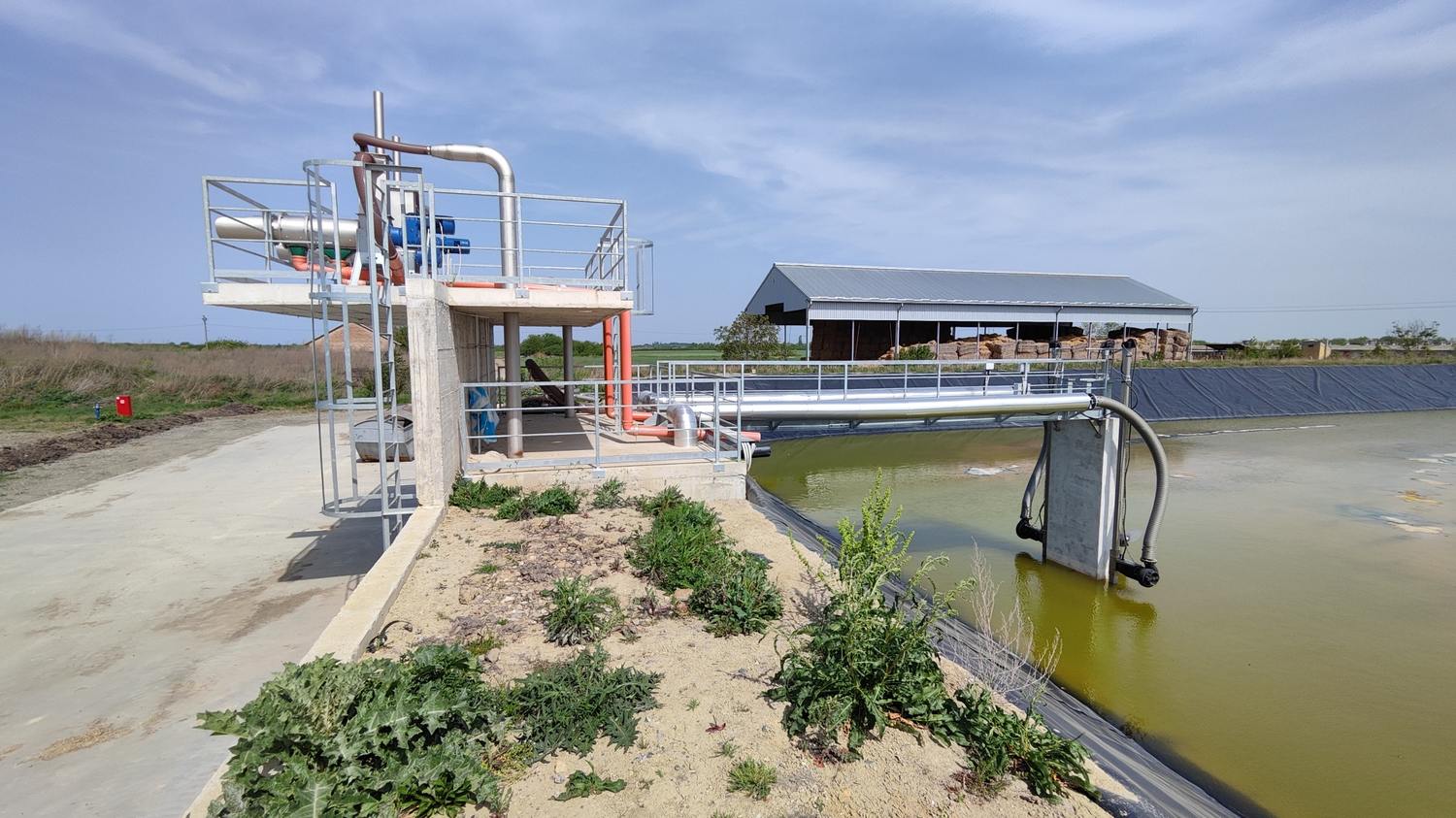 Betonski sklop i oprema na laguni – BPS Alter Biogas I