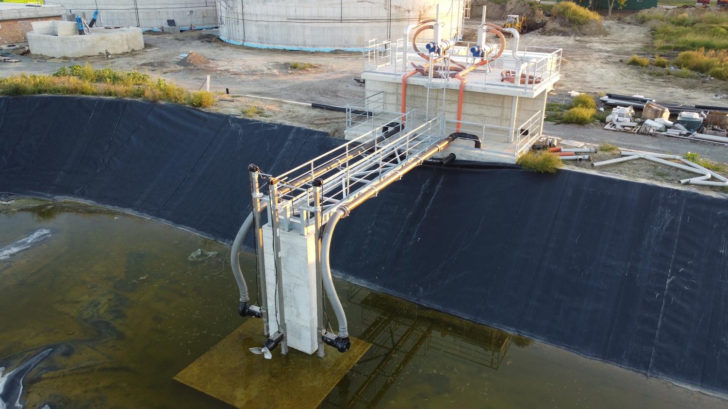 Betonski sklop i oprema na laguni – BPS Alter Biogas I