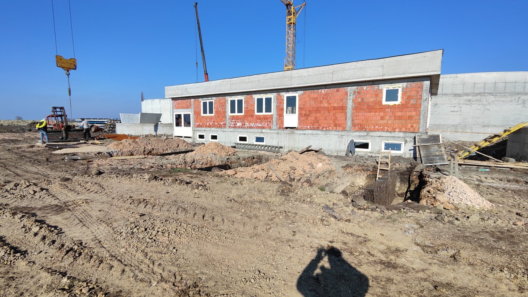 Upravna zgrada u fazi izvođenja – BPS Alter Biogas Jato