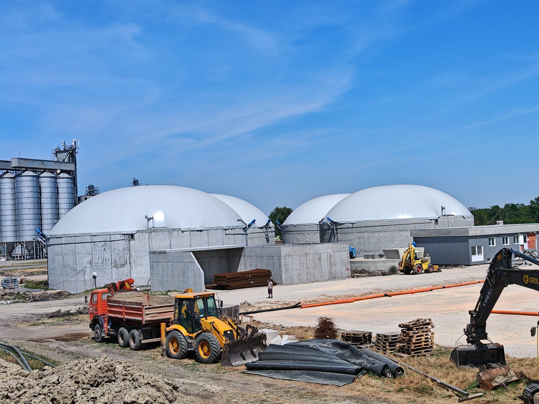 Završeni digestori i gradilište u završnoj fazi – BPS Alter Biogas Jato