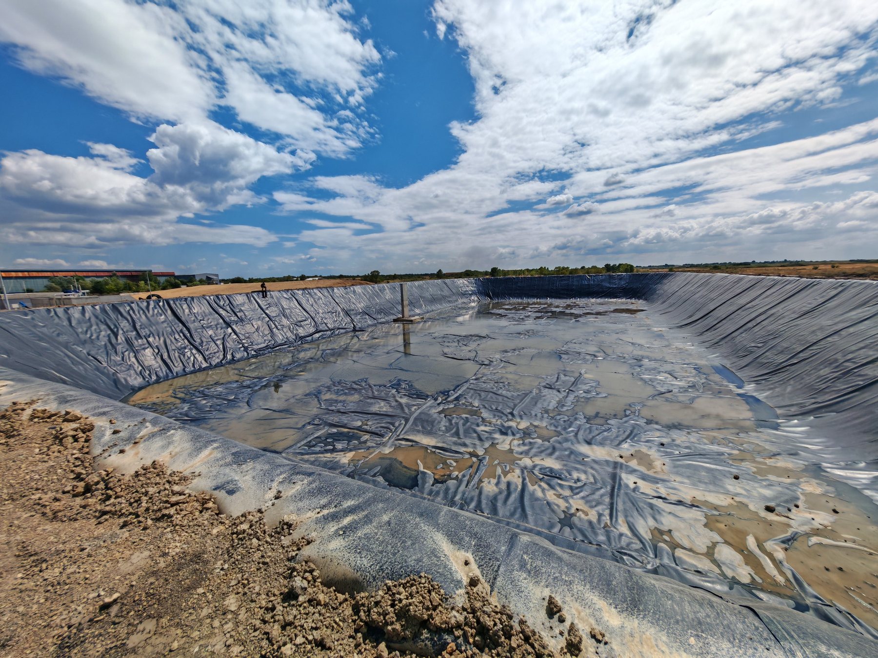 Laguna obložena hidroizolacijskom folijom – BPS Alter Biogas Jato