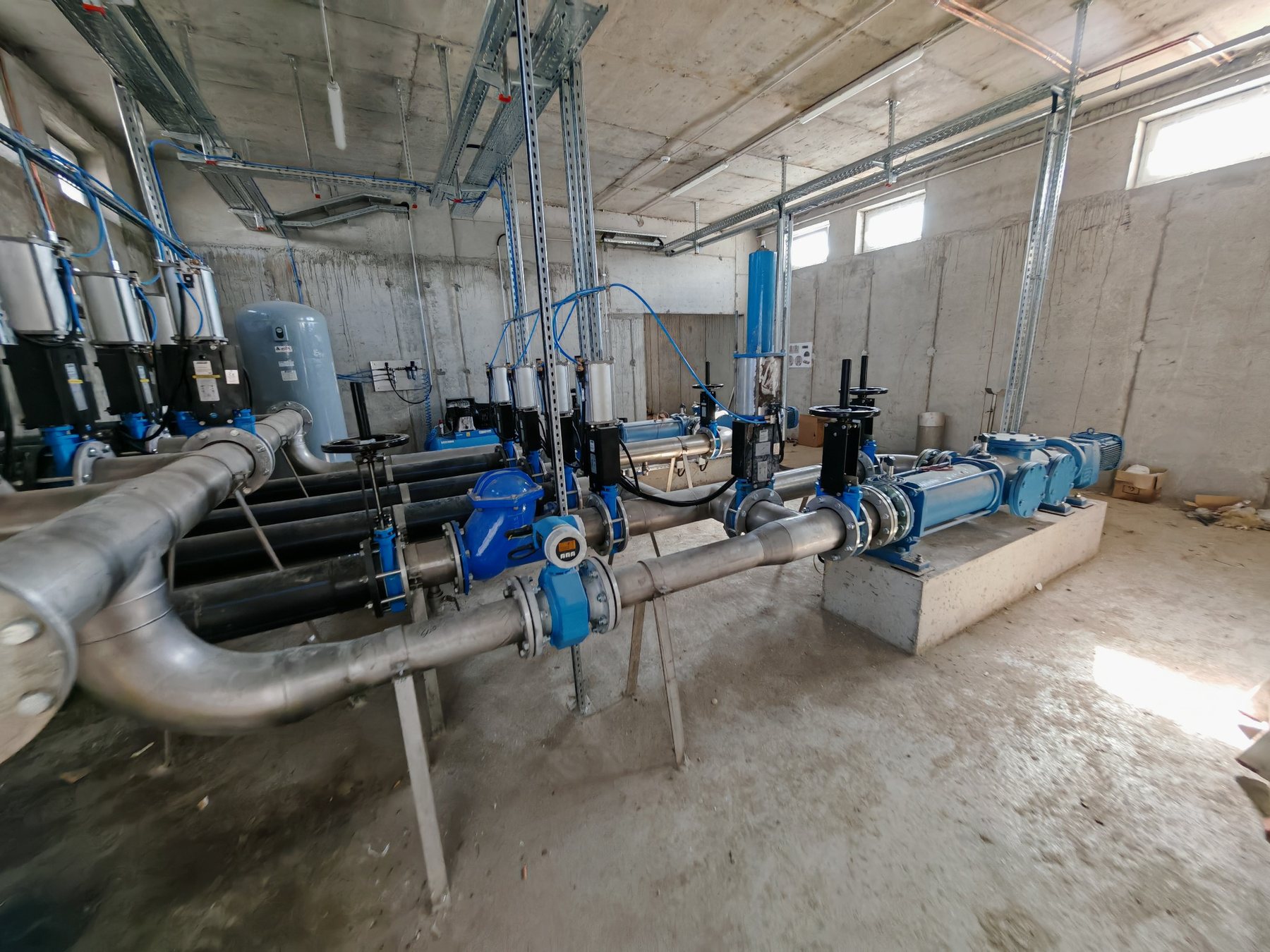 Strojarnica s ugrađenim pumpama i cjevovodima – BPS Alter Biogas Jato