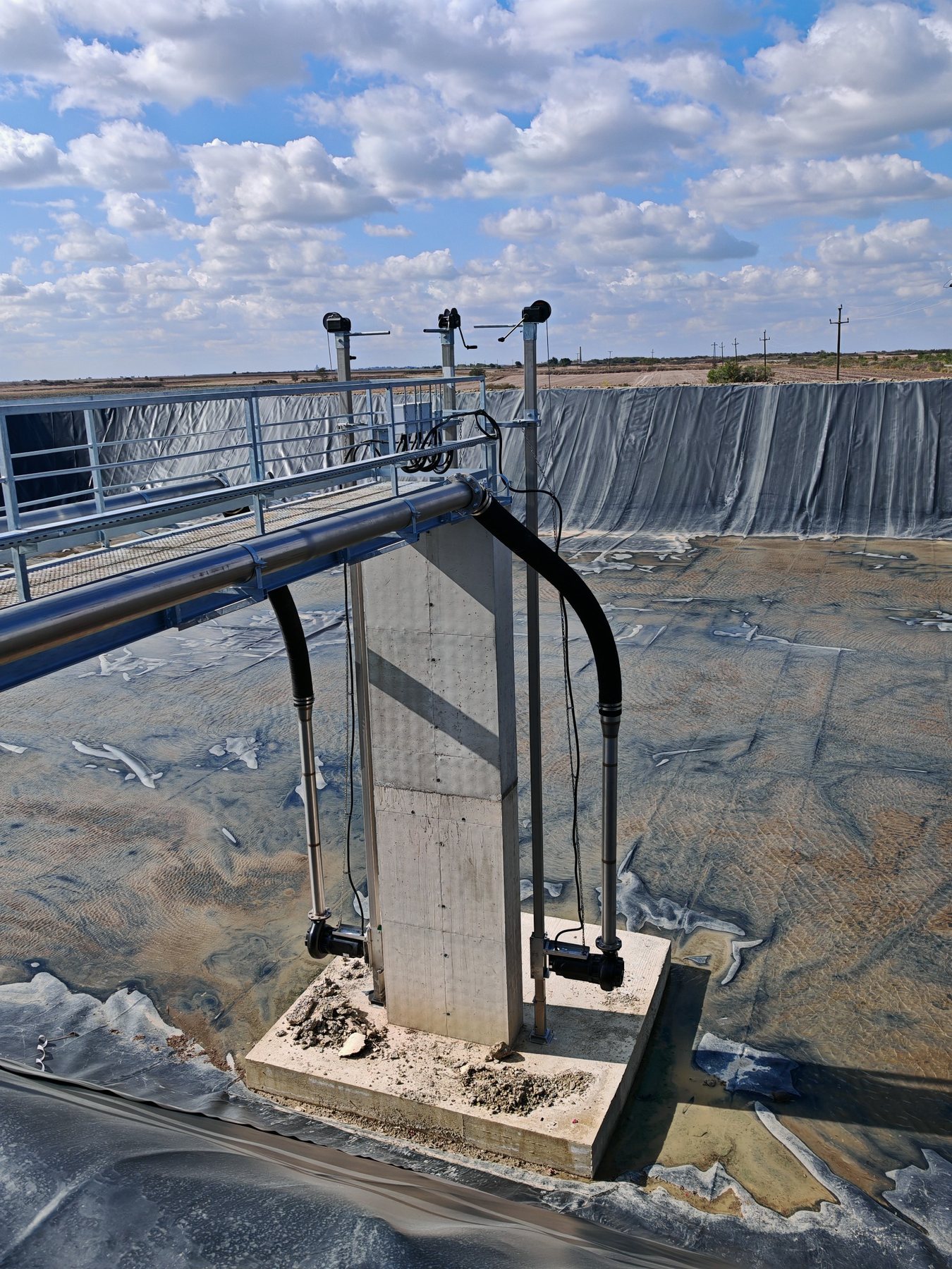 Procesna oprema na laguni – BPS Alter Biogas Jato