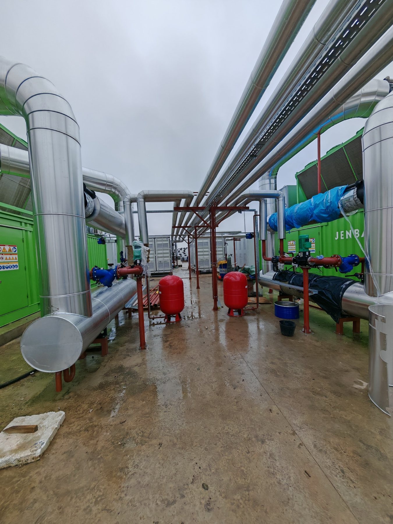 Procesni cjevovodi između energetskih modula – BPS Alter Biogas Jato