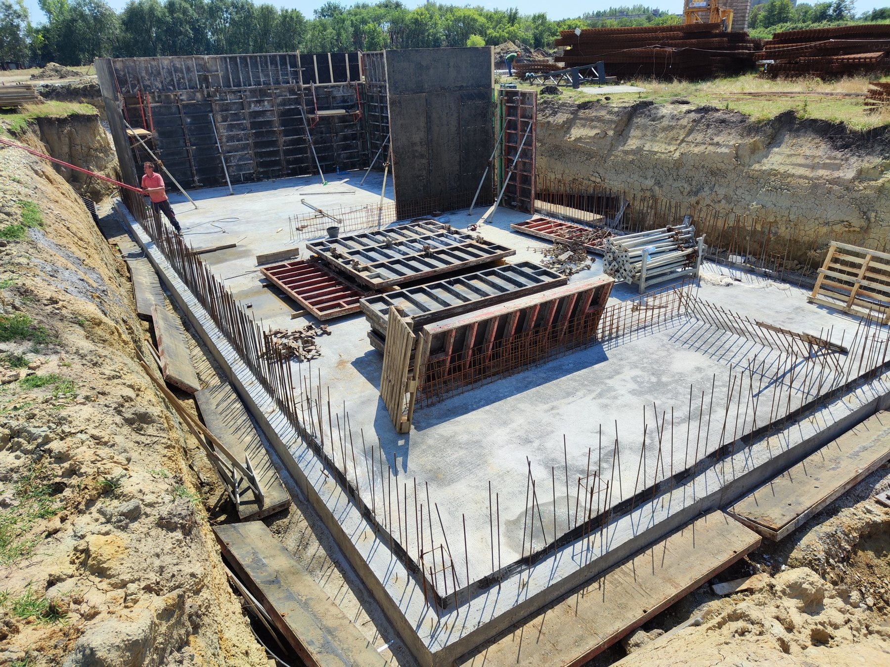 Temeljna ploča pratećeg AB objekta u izvedbi – BPS Alter Biogas Plan
