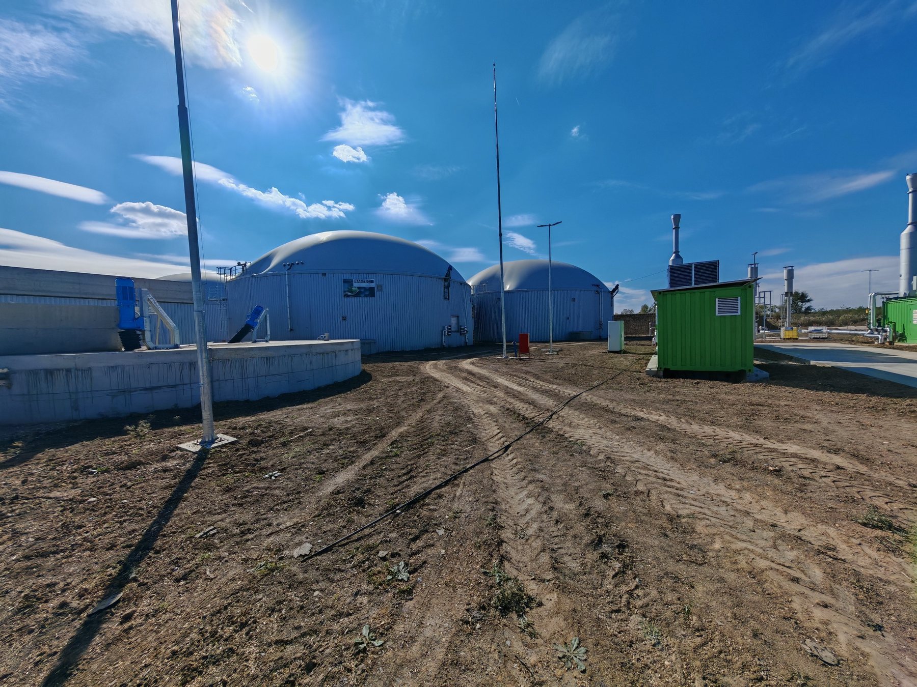 Završeni digestori i CHP moduli – BPS Alter Biogas Plan