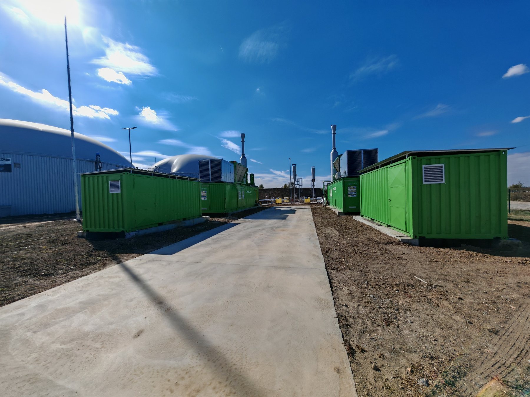 CHP moduli i manipulativna površina – BPS Alter Biogas Plan