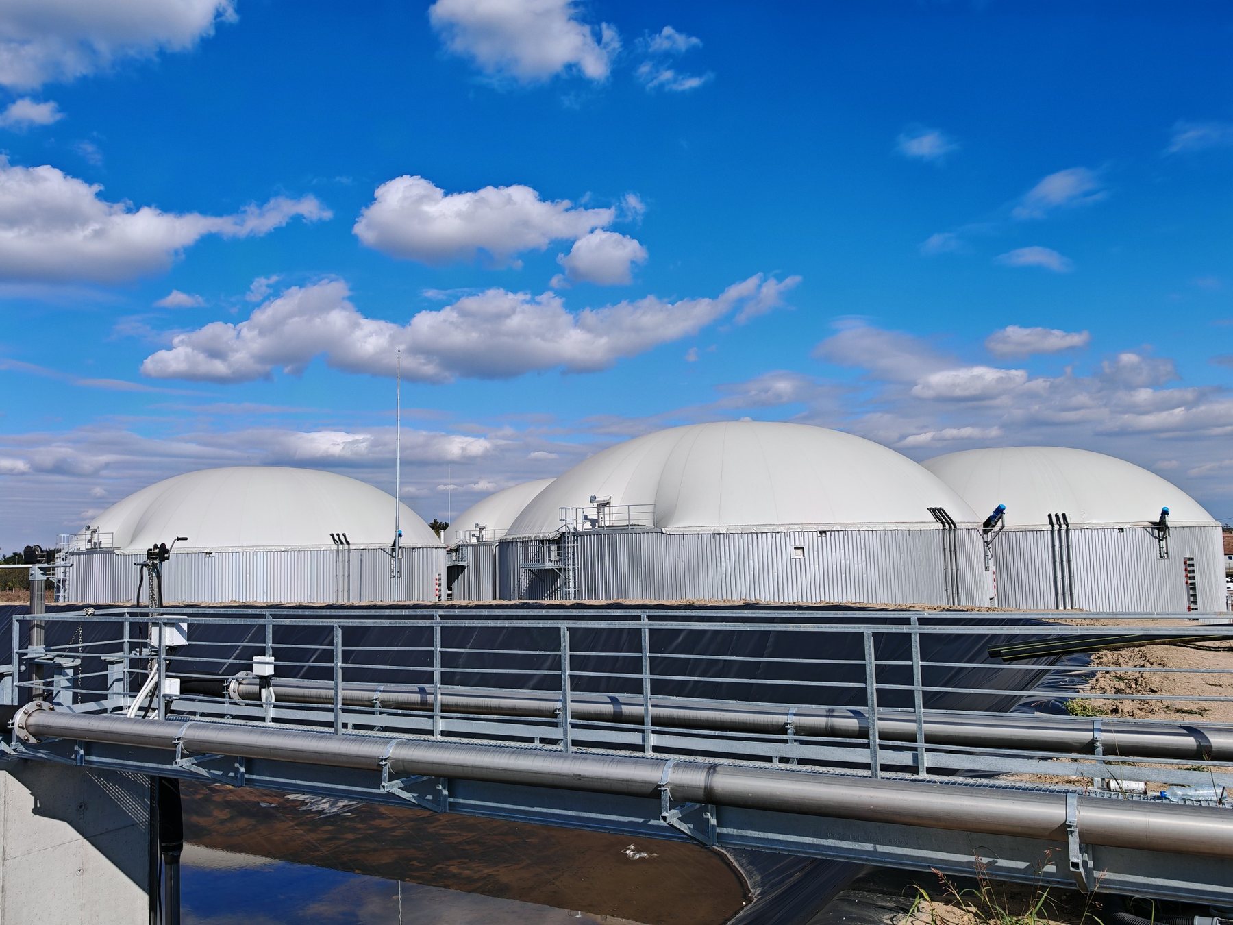 Laguna i završeni digestori – BPS Alter Biogas Plan