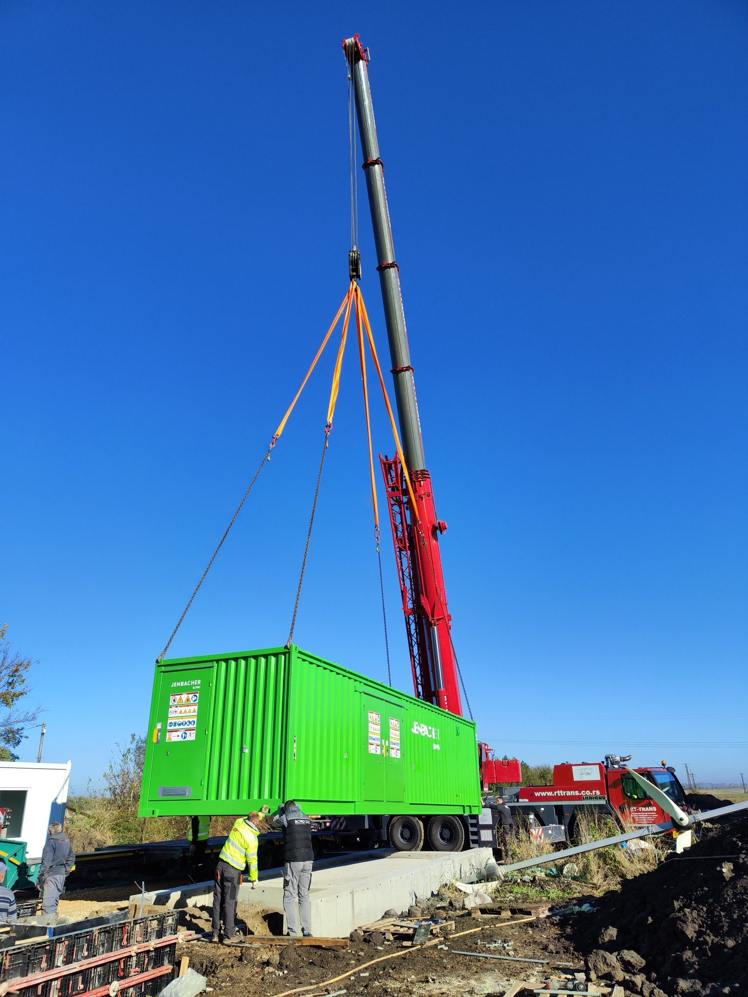 Montaža CHP modula – BPS Alter Biogas Toma
