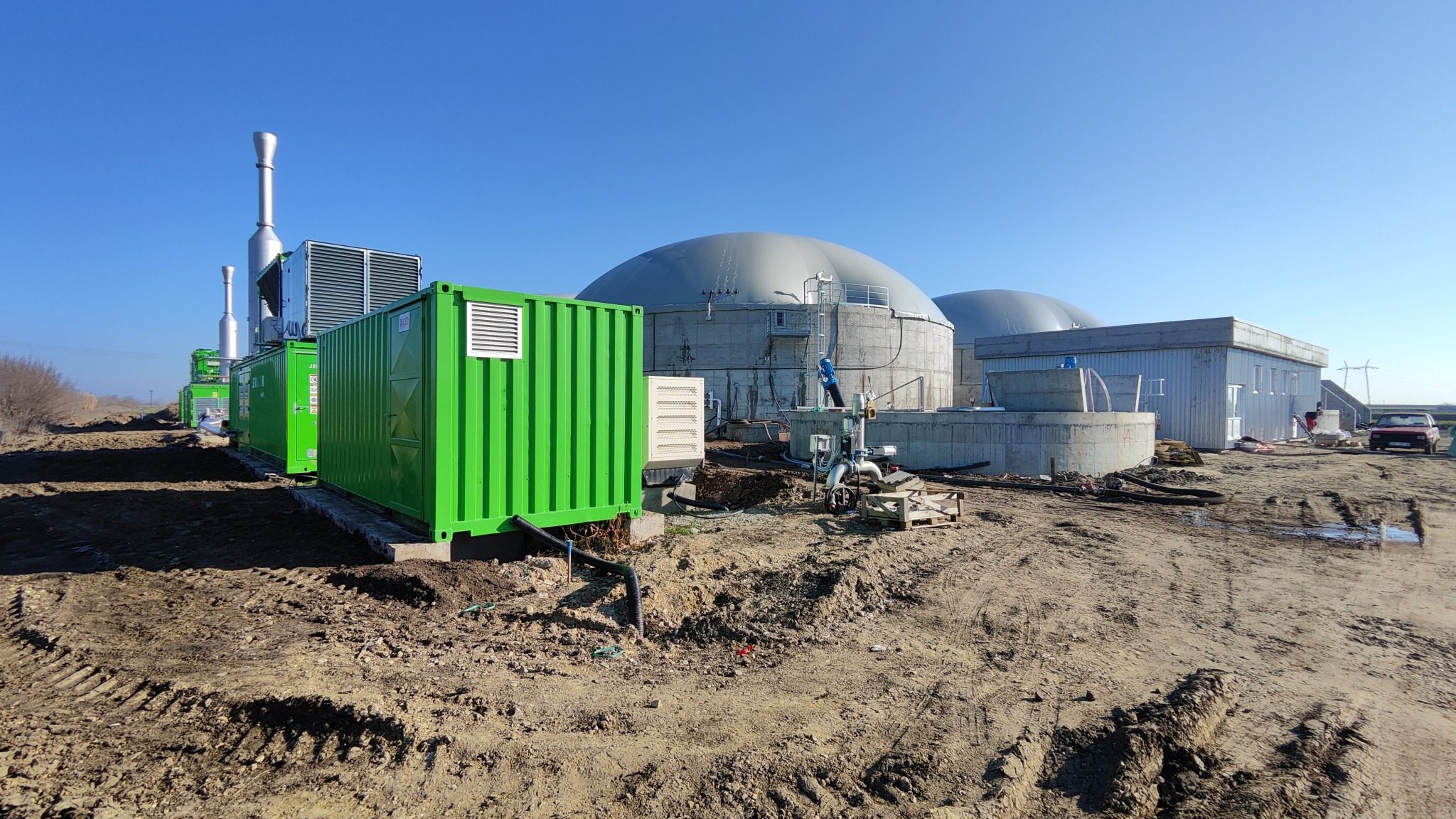 Postrojenje s CHP modulima i spremnicima – BPS Alter Biogas Toma