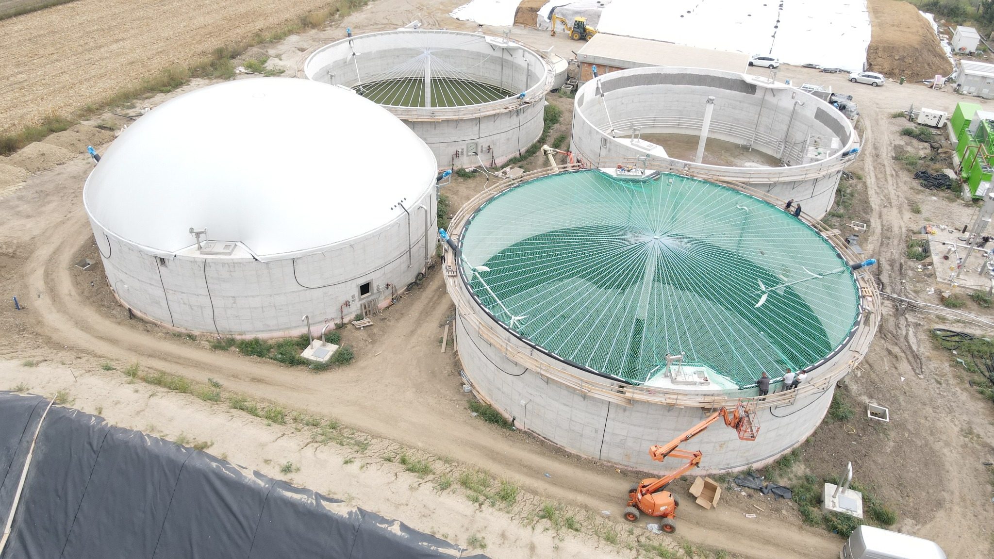 Spremnici i dozirne jame iz zraka – BPS Alter Biogas Toma