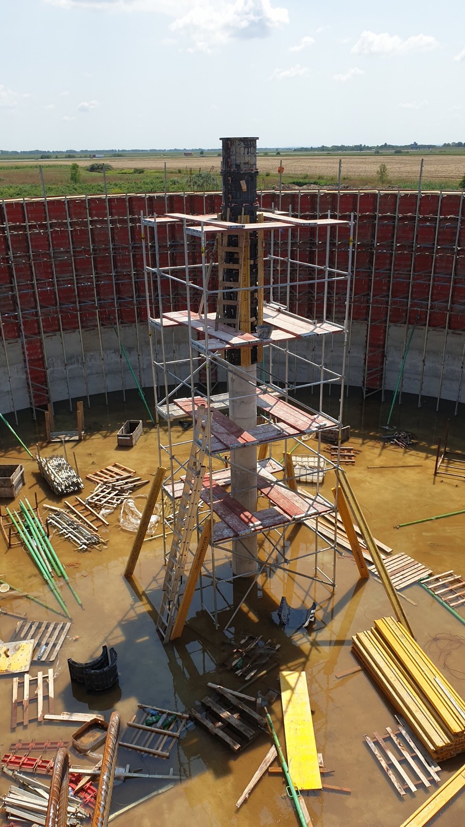 Oplata centralnog stupa u spremniku – BPS Green Energy