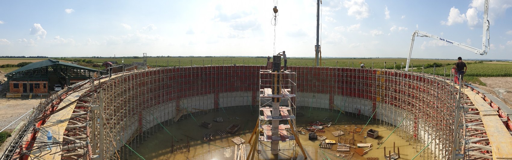 Panoramski pogled na unutrašnjost spremnika – BPS Green Energy