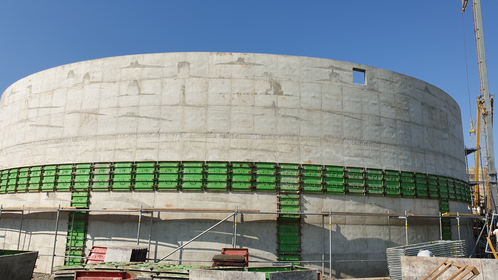 Završena AB stijenka kružnog spremnika – BPS Green Energy