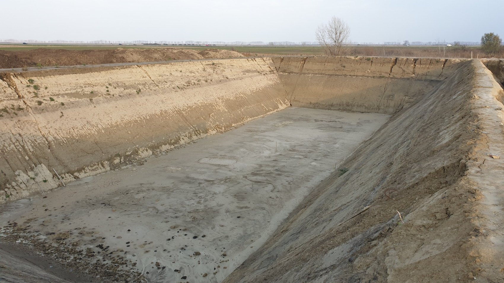 Iskop lagune prije postave folije – BPS Green Energy