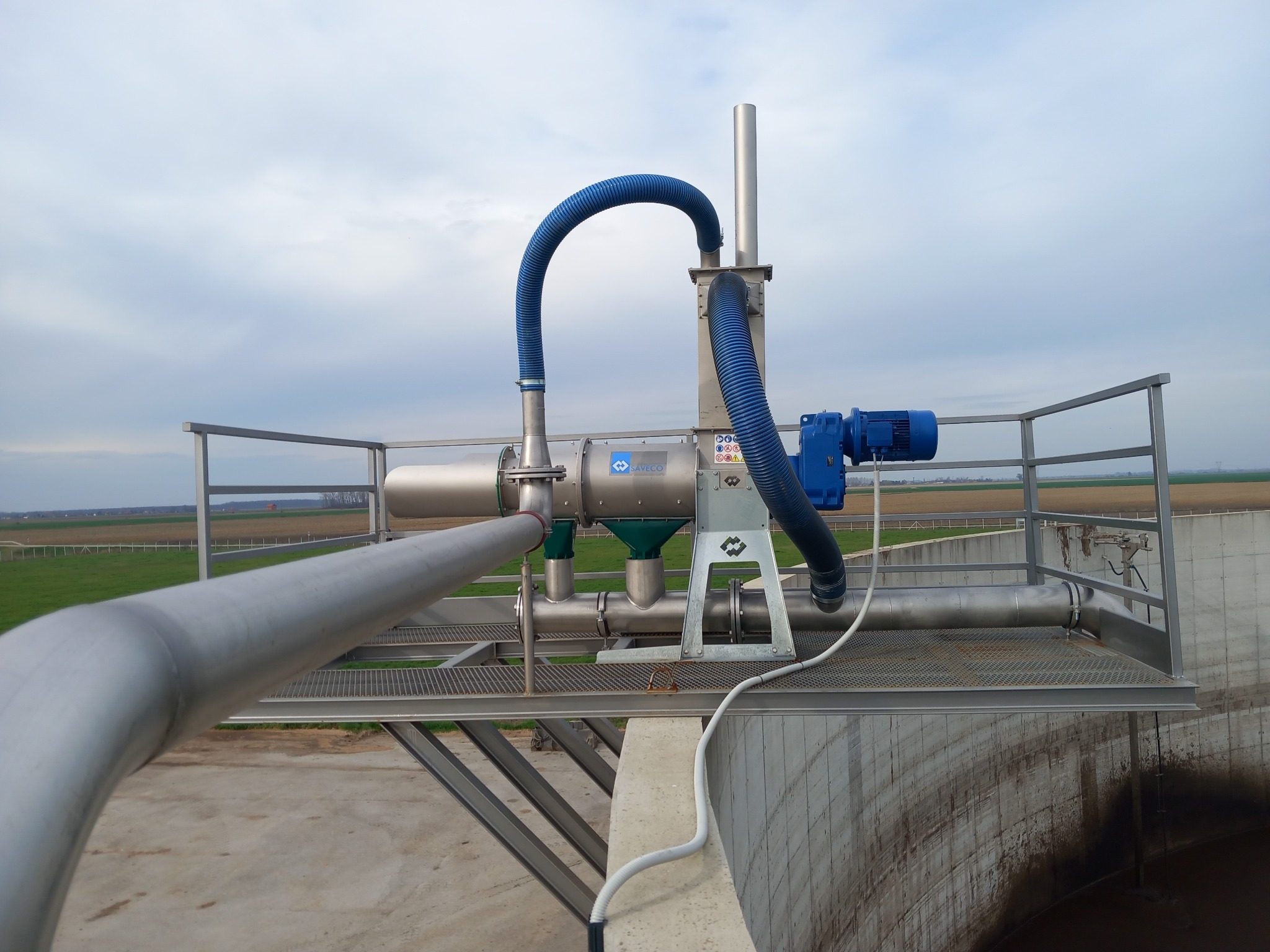 Separator na zidu konačne lagune u AB varijanti – BPS Hrastovac