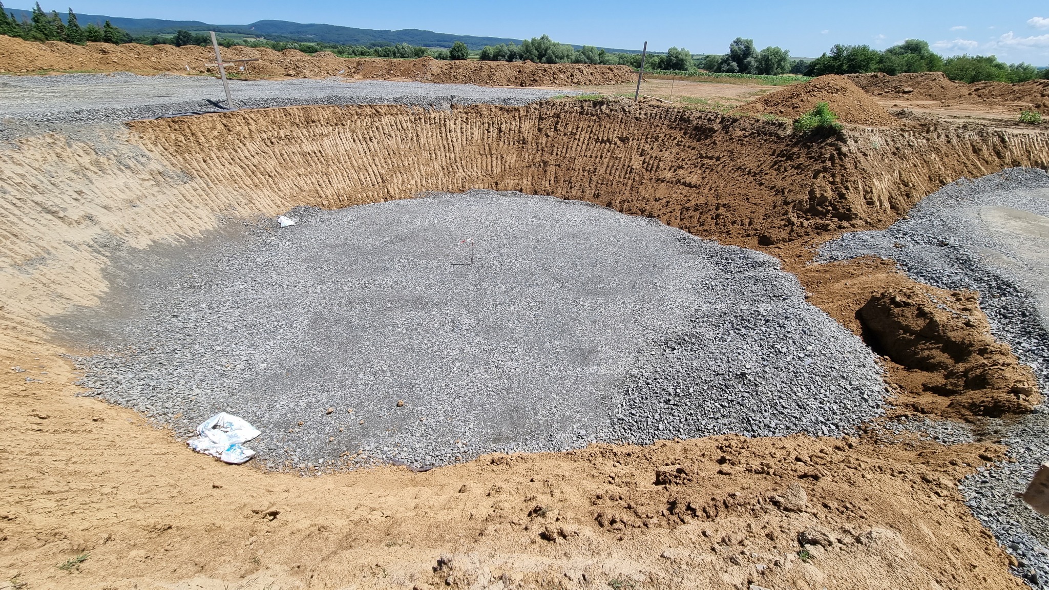 Priprema podloge manjeg kružnog spremnika – BPS Kutjevo