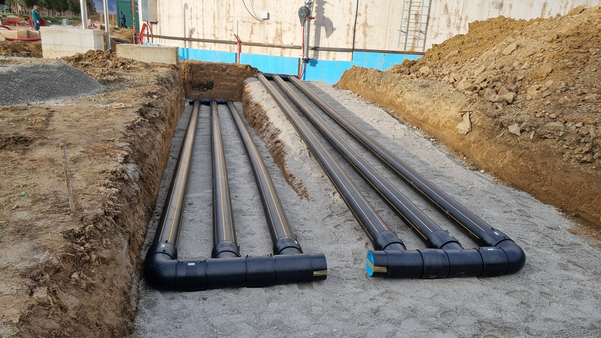 Podzemni cjevovodi infrastrukture – BPS Kutjevo