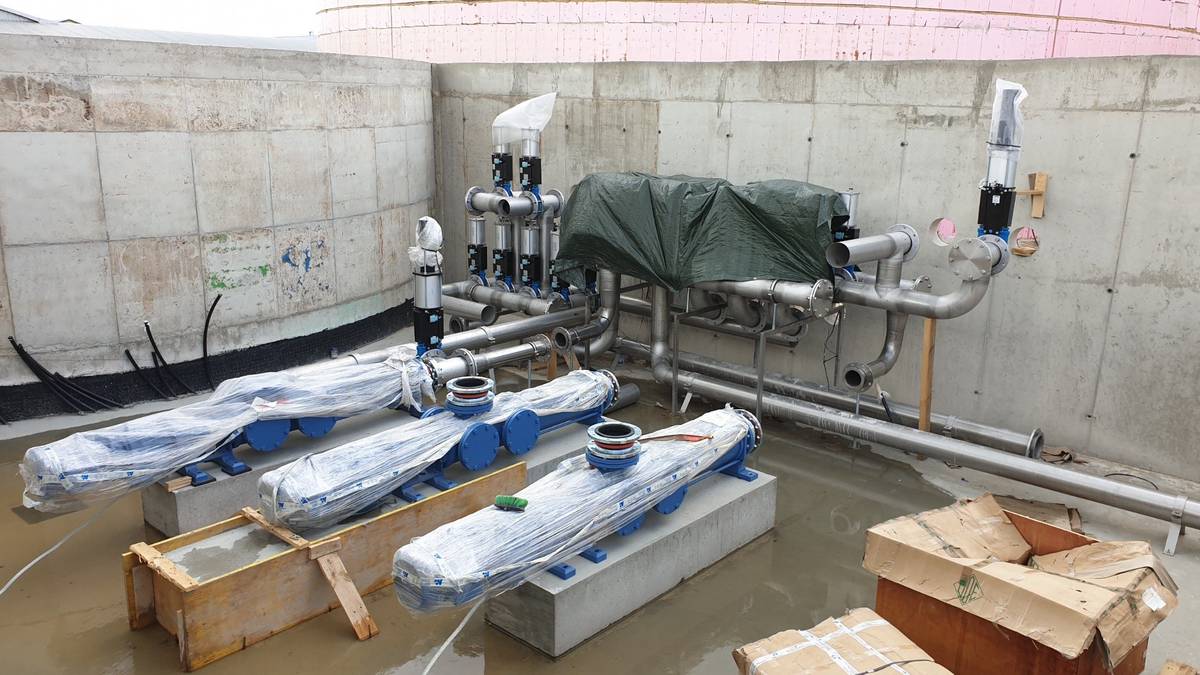 Pumpna stanica i procesna oprema u montaži – BPS Melenci