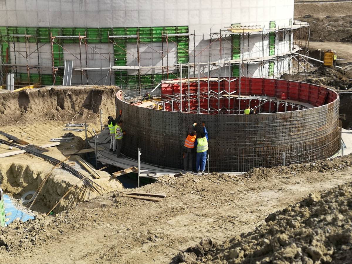 Izvedba manjeg kružnog spremnika – BPS Vinex