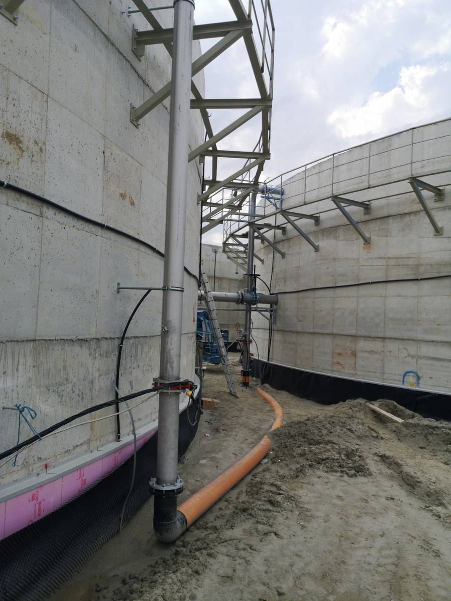 Prolaz između spremnika i instalacija – BPS Vinex