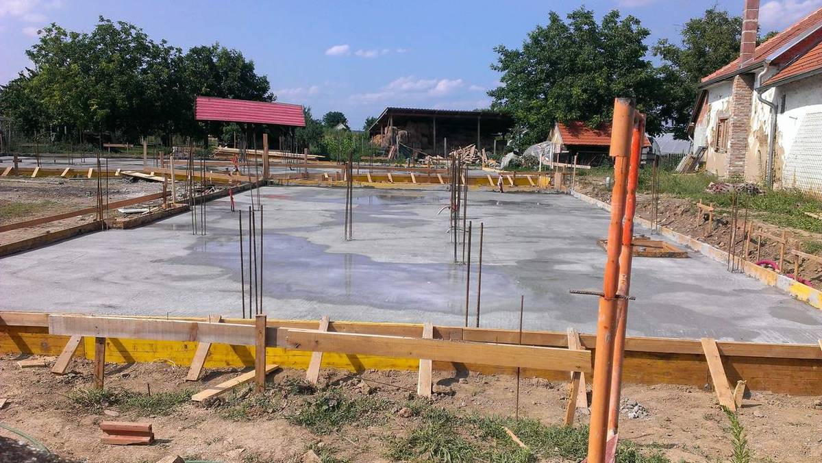 Betonirana temeljna ploča – Dom za starije i nemoćne osobe Popovac