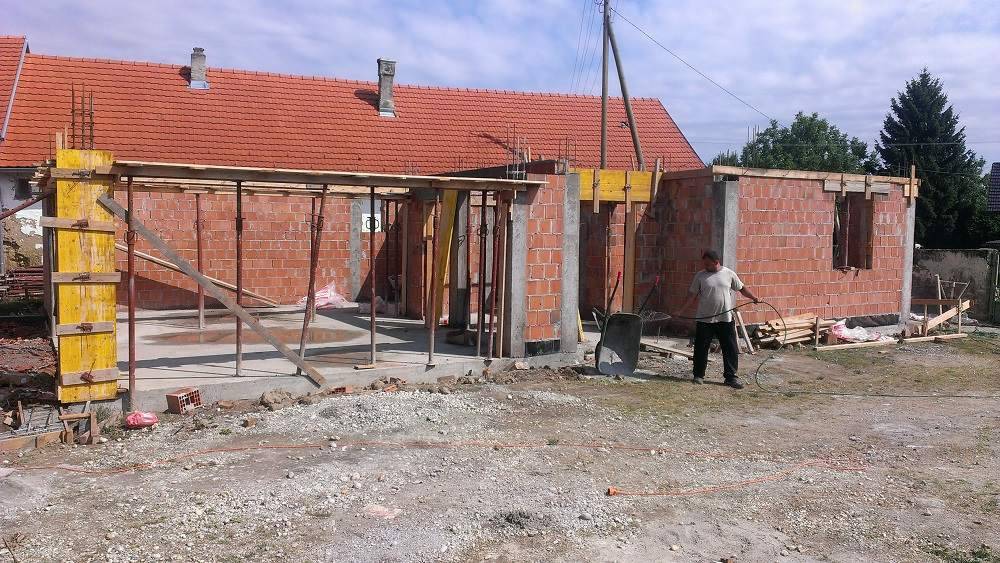 Zidanje prizemlja – Dom za starije i nemoćne osobe Popovac
