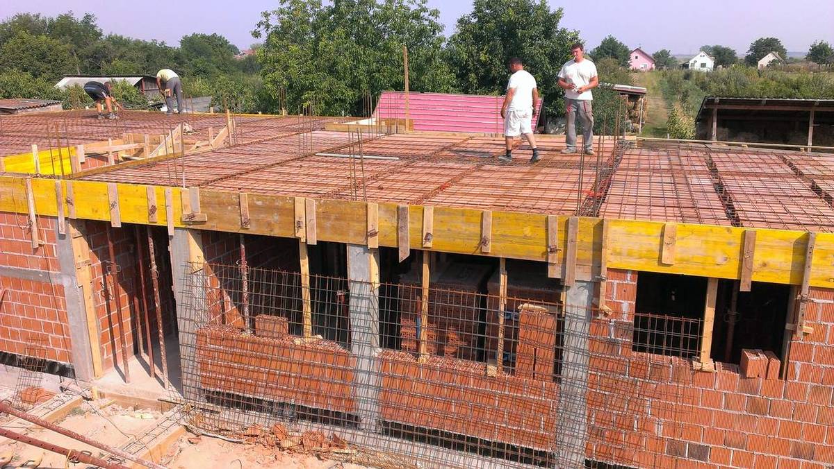Armatura stropne ploče – Dom za starije i nemoćne osobe Popovac