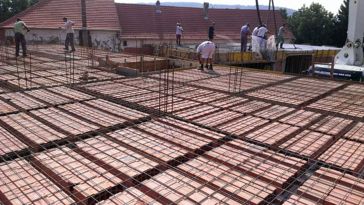 Betoniranje stropne ploče – Dom za starije i nemoćne osobe Popovac