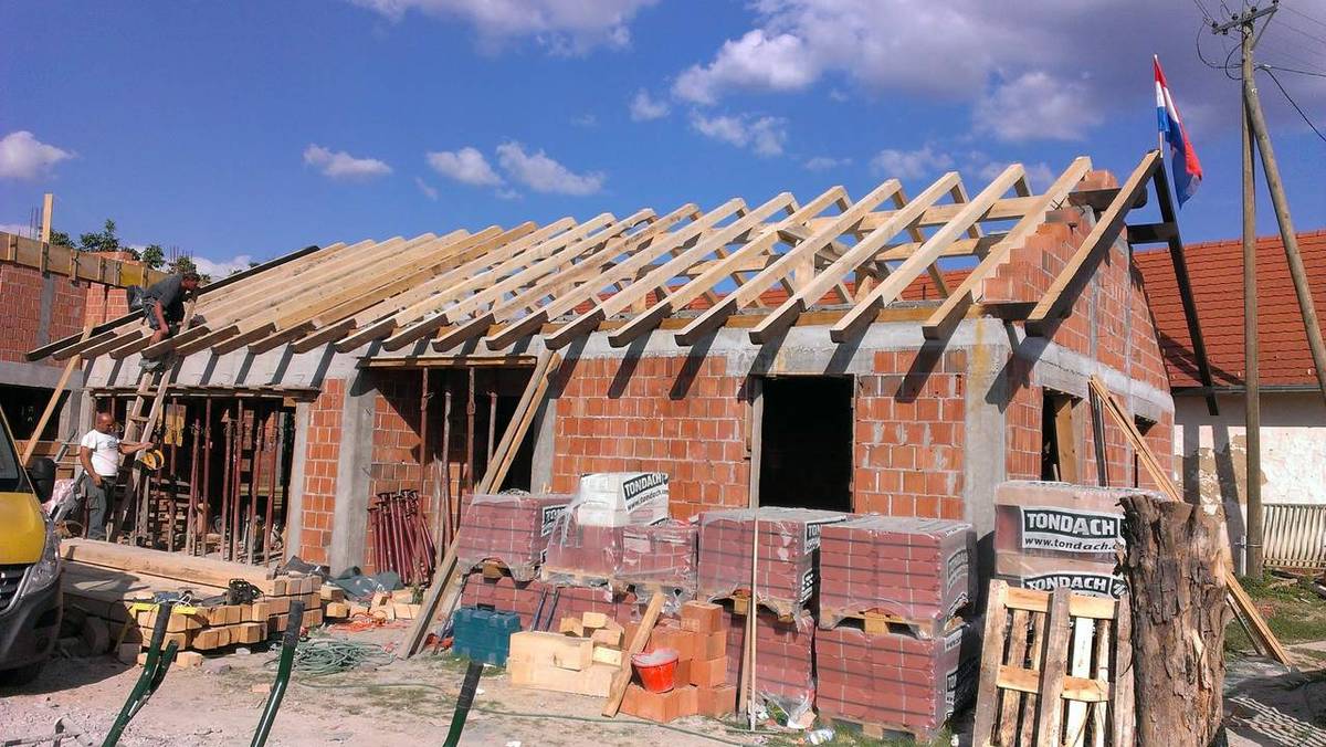 Krovna konstrukcija – Dom za starije i nemoćne osobe Popovac
